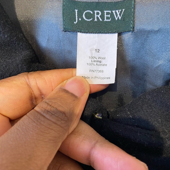 J crew size 12 women wool/ inner acetate lining jacket… - Picture 6 of 7